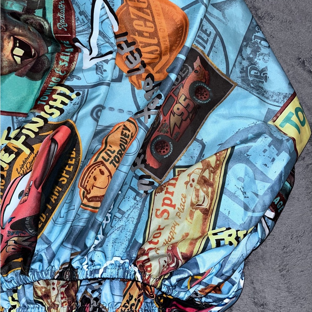Disney Cars  2 pc Sheet Set Lightning McQueen Mater Fitted & Flat - Picture 9 of 9